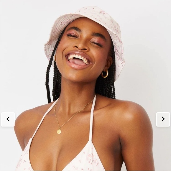 Frankies Bikinis Jax Floral Bucket Hat sweet rose - Picture 2 of 7